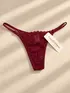 CALÇA STRING FIO DUPLO MICROF E RENDA