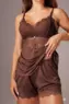 SHORTDOLL TOP S/BJ EM LIGANTE E RENDA