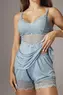 SHORTDOLL TOP S/BJ EM LIGANTE E RENDA