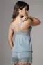 SHORTDOLL TOP S/BJ EM LIGANTE E RENDA