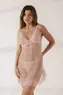 CAMISOLA S/BJ FENDA CT TULE CORAÇÃO/RENDA