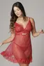 CAMISOLA S/BJ FENDA CT TULE CORAÇÃO/RENDA