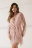 ROBE CURTO MANGA LONGA RENDA/TULE CORAÇÃO