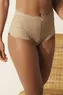 CALÇA ALTA EM COTTON E RENDA