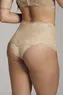 CALÇA ALTA EM COTTON E RENDA