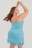 CAMISOLA S/ BJ PLUS SIZE EM LIGANETE
