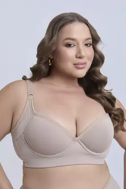 SUTIÃ PLUS SIZE CAVA REFORÇADA CETINETE