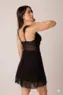 CAMISOLA FRANZIDO C CALÇA TULE POÁ,RENDA