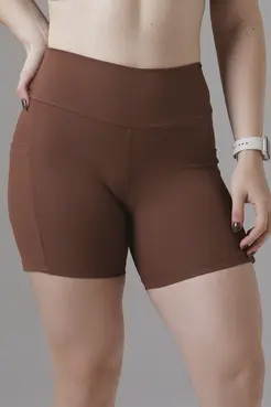 SHORT CANELADO C/BOLSO LATERAL