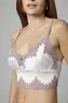 TOP S/BJ SEMI CROPPED RENDA BICOLOR