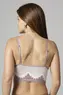 TOP S/BJ SEMI CROPPED RENDA BICOLOR