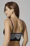 TOP S/BJ SEMI CROPPED RENDA BICOLOR