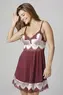 CAMISOLA S/BJ TOP RENDA BICOLOR E LIGANETE