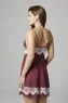 CAMISOLA S/BJ TOP RENDA BICOLOR E LIGANETE