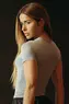 T-SHIRT SEMI CROPPED JUSTO EM MICROFIBRA