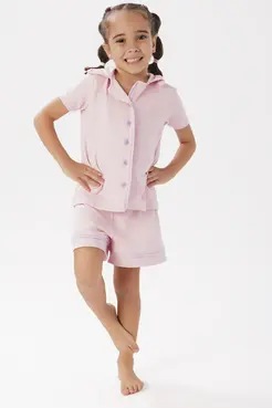 PIJAMA AMERICANO INFANTIL SHORTDOLL EM SUEDE
