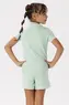 PIJAMA AMERICANO INFANTIL SHORTDOLL EM SUEDE