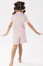 PIJAMA AMERICANO INFANTIL SHORTDOLL EM SUEDE