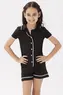 PIJAMA AMERICANO INFANTIL SHORTDOLL EM SUEDE