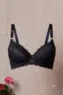 SUTIÃ PLUS SIZE BASE RENDA FORRADO CETINETE