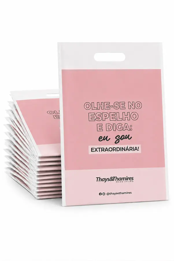 KIT SACOLA PLASTICA